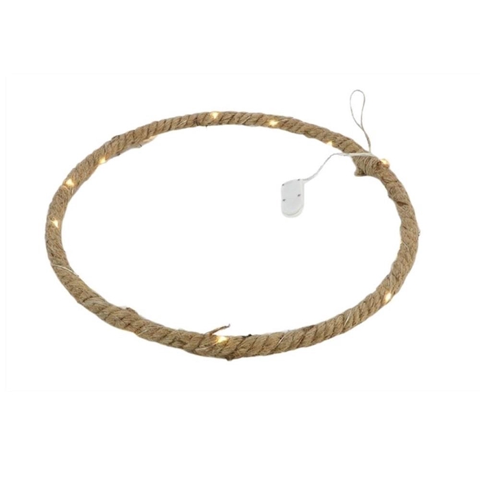 <h4>Opruiming Kerst LED hanger ring 40cm</h4>