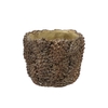 Concrete Natural Pinecone Pot Round 15x15x12cm Nm