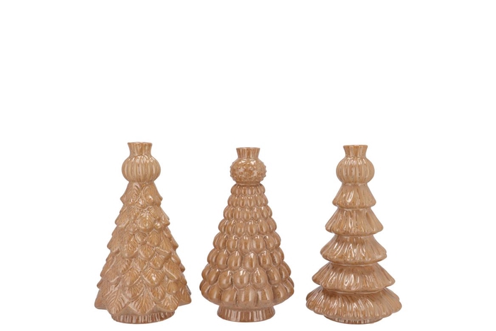 Milou Scottish Sand Vase Tree Ass 10x10x16cm