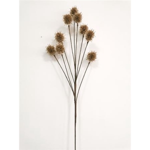 ARTIFICIAL FLOWER GLITTER HEADS GOUD