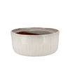 Iron Stone White Bowl Round 30x30x13cm