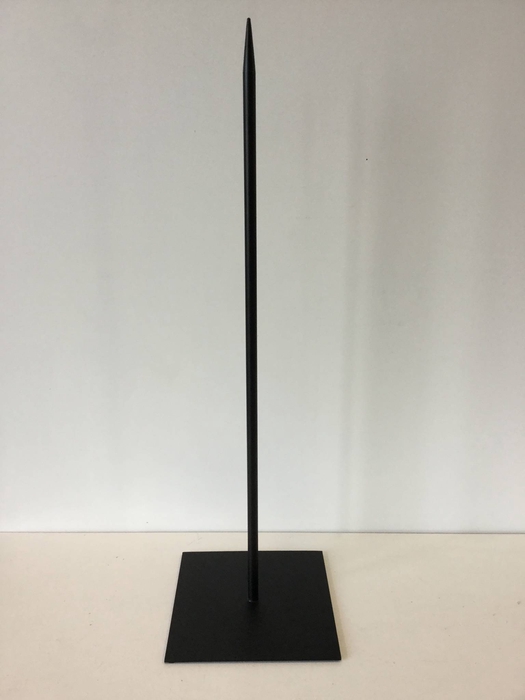 METAL STAND BLACK 18*18 PIN 60CM