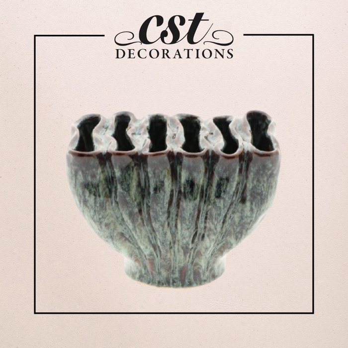 Keramiek Juna vaas 20*14*15cm