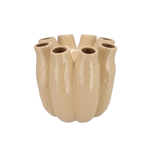 Luna Sand Tube Vase 24x24cm Nm