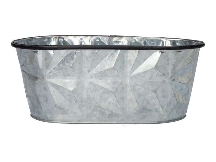 <h4>DF04-666775200 - Planter Zinna oval 27x13.7x11 natural</h4>