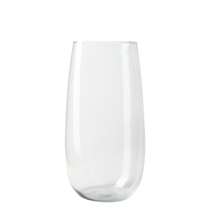 Glass vase taper d23 44cm