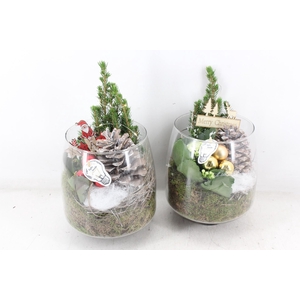 arr2 PL - Glas pot op voet LED 999/6