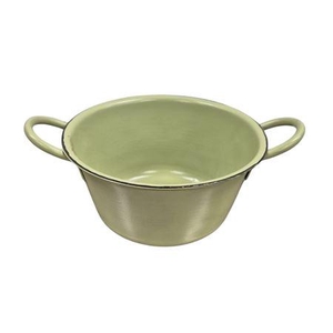Zinc Bowl Green 19cm