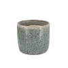 Iron Stone Light Blue Glazed Pot 13x13cm