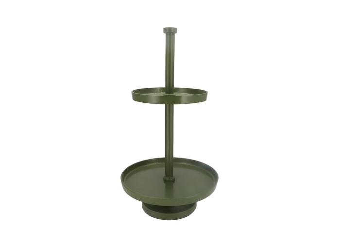 <h4>Storage Shelf Green Matt 35x35x62cm</h4>