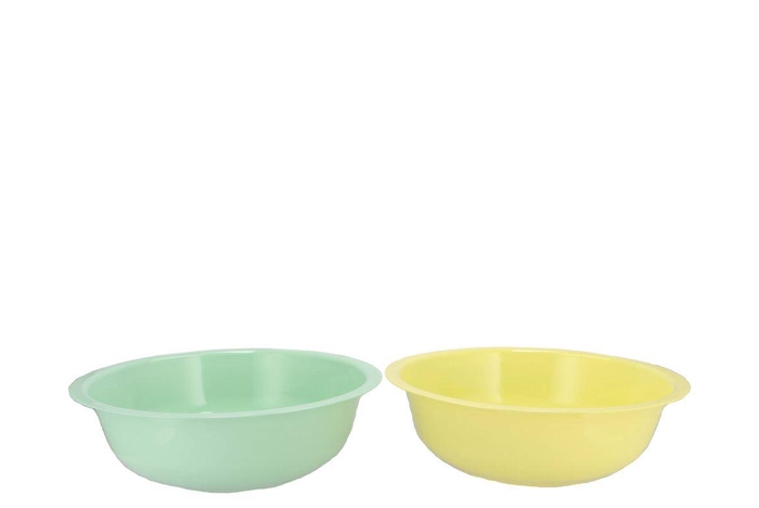 <h4>Zinc Basic Pastel Green/yellow Bowl 30x9cm Nm</h4>