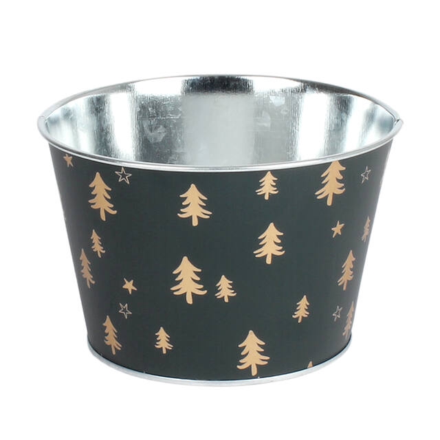 <h4>Bowl Winter Forest zinc 15xH9.5cm green</h4>