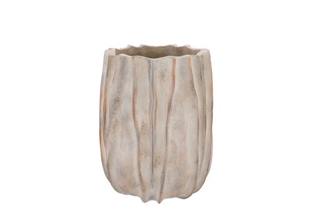 <h4>Alaska Structure Sand Vase 21x21x25cm</h4>