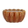 Inga Brown Pot Oval Active Glaze 29x20x15cm