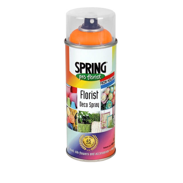 <h4>Spring decor spray 400ml fluor oranje 205</h4>