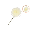 Silk Dahlia Pointy Off White 65cm Nm