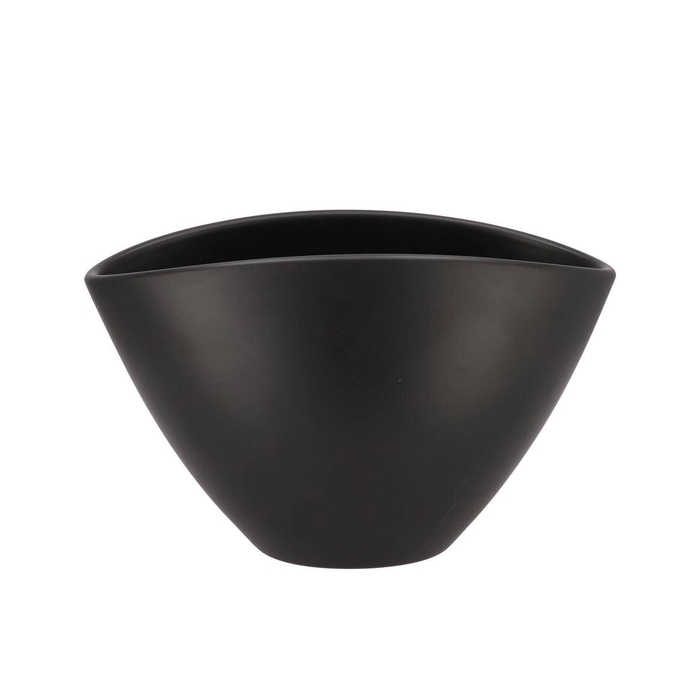<h4>Ceramic Anthracite Matt Pot Orchid 28x17cm</h4>
