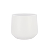 Ceramic White Matt Pot Berlin 16cm