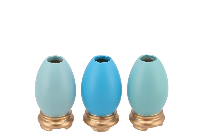 <h4>Easter Eggcited Vase Blue Ass P/1 5x5x10cm Nm</h4>