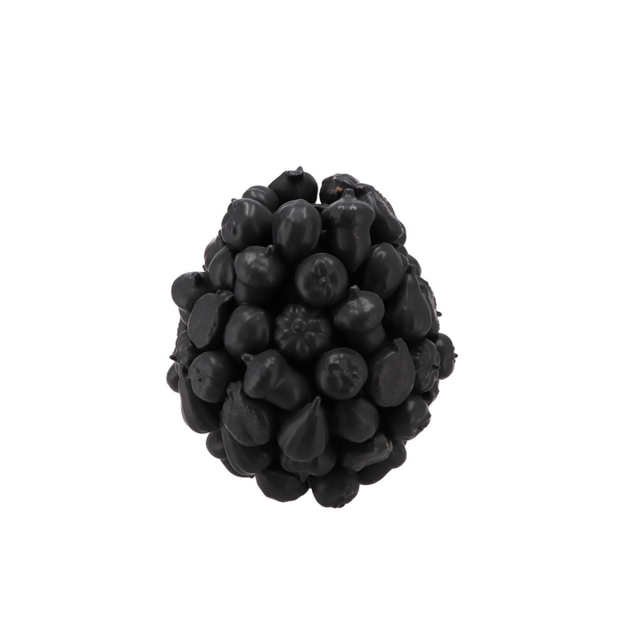 <h4>Forest Fruit Black Vase 15x16cm</h4>