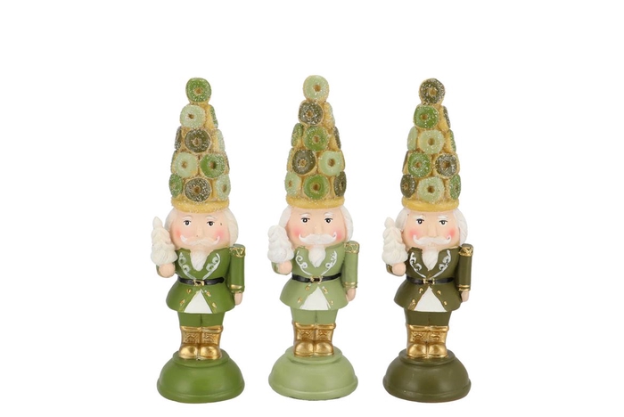 <h4>Candy Nutcracker Green Soldier Decoration 10x9x20cm Nm</h4>