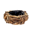 Hout Planter drijfhout d25*12cm