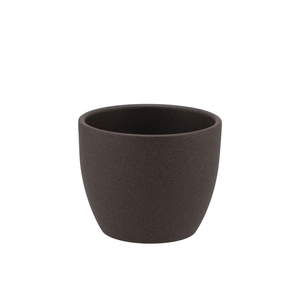 Ceramic Dark Grey Pot 7x6cm Nm