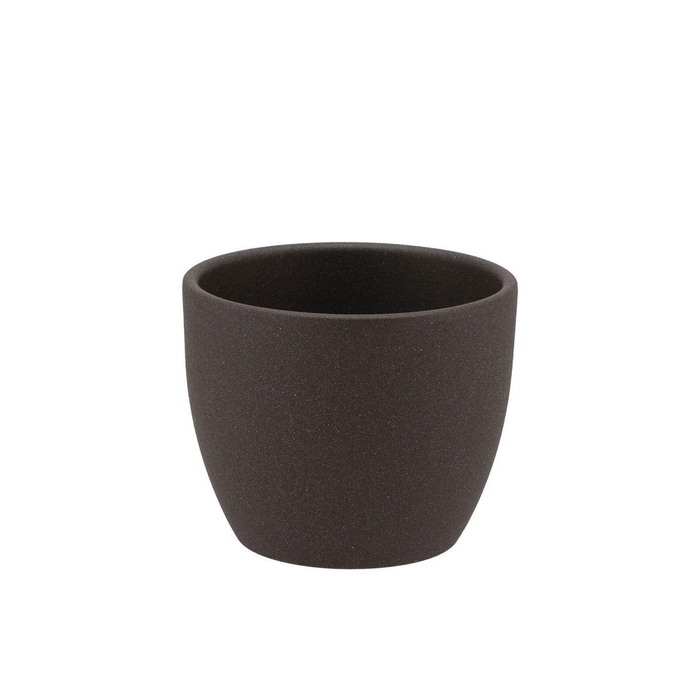 <h4>Ceramic Dark Grey Pot 7x6cm Nm</h4>