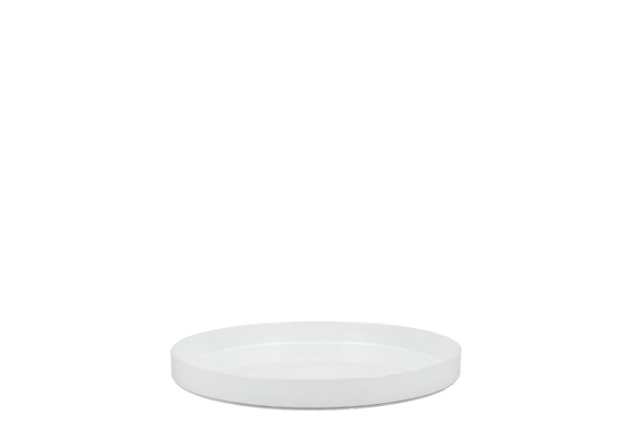 <h4>Melamine White Tray 22x22x2cm</h4>