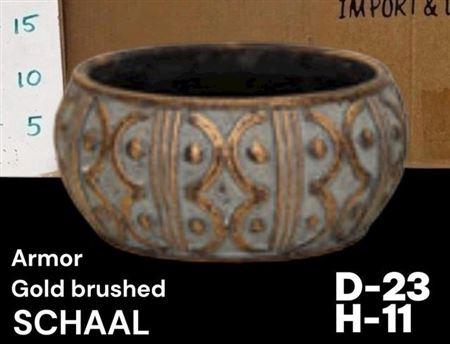 <h4>Schaal Gold Brushed</h4>
