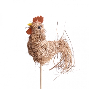 Easter Sticks 50cm rooster 8cm