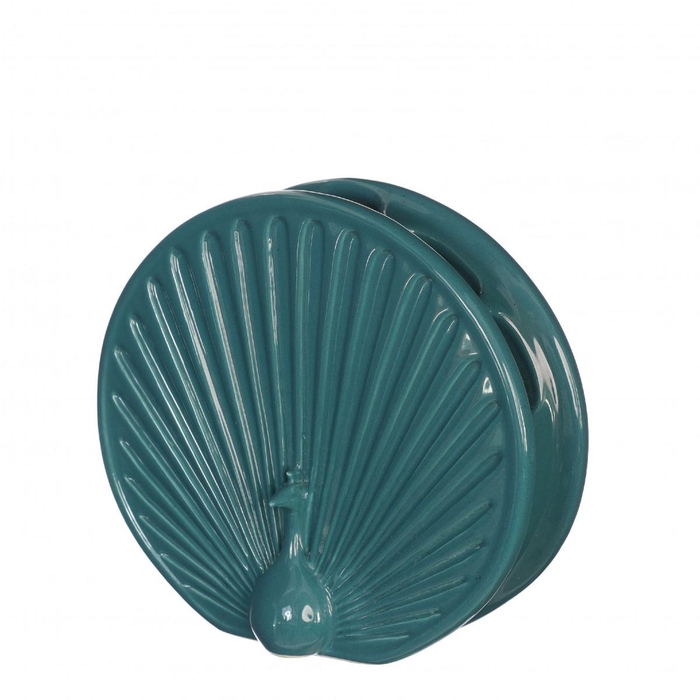 <h4>Keramiek Exclusief Peacock vaas 19.5*7*18cm</h4>