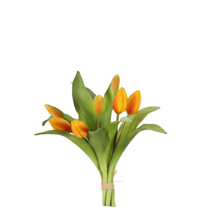 <h4>Kunstbloemen Tulipa boeket 32cm x7</h4>