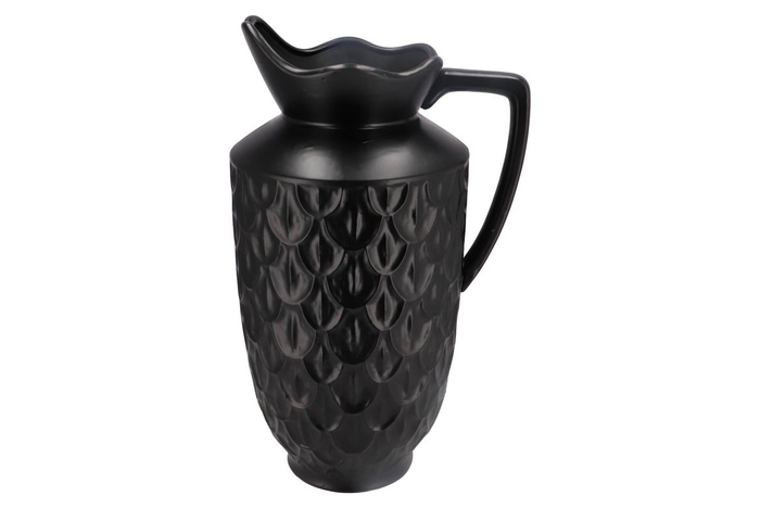 Inga Boa Black Vase 28x23x46cm Nm