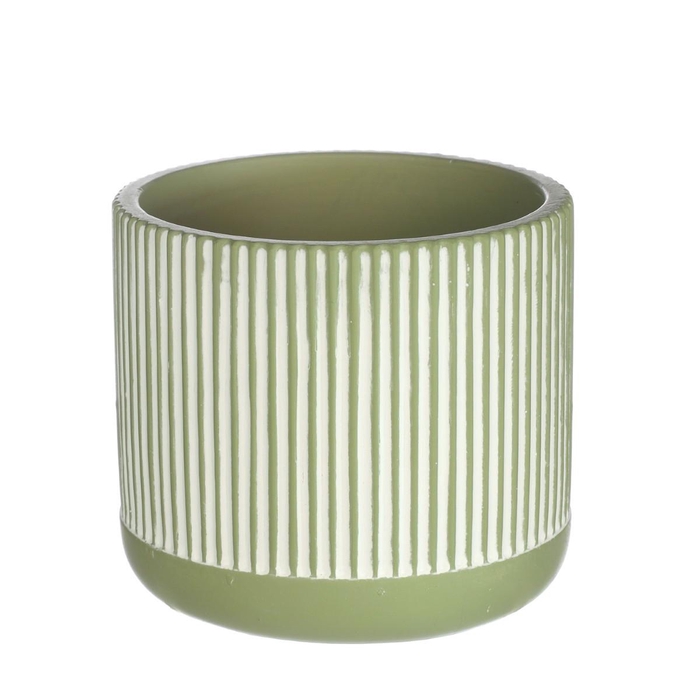 <h4>Ceramics Lines pot d12*10.5cm</h4>