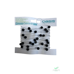 OASIS PEARLS ON WIRE BLACK 3M