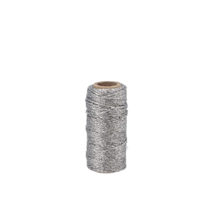 Ribbon Flashy Cord (nr.01) Silver 25mx1,5mm