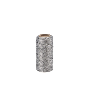 Ribbon Flashy Cord 01 Silver 25mx1,5mm