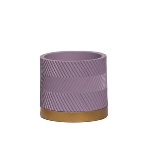 Betonpot p12 Groovy purple matte