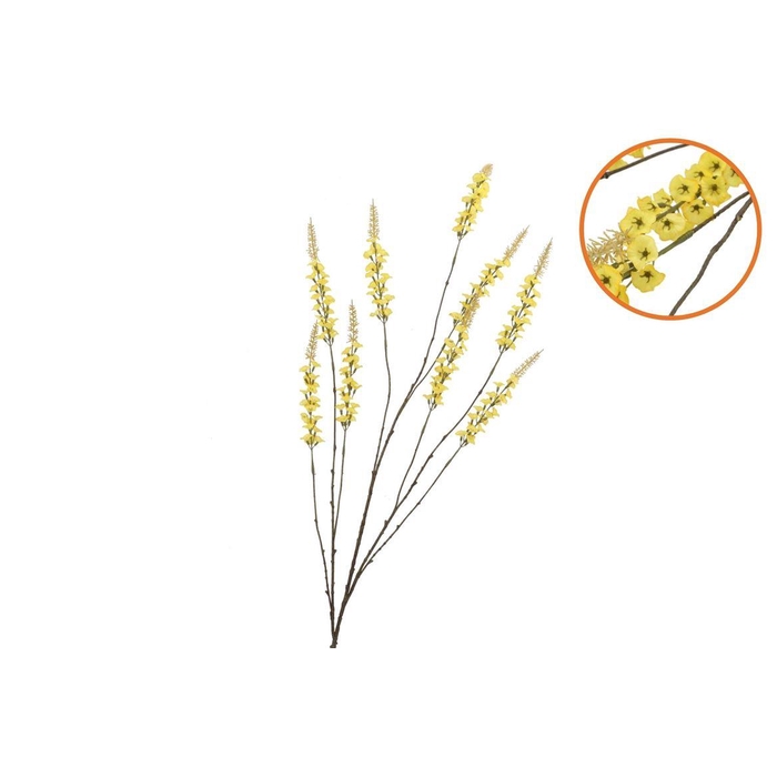 <h4>Silk Campanula Yellow Single Stem 146cm Nm</h4>