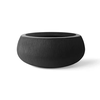 VASO RELEVO OVAL 23 PRETO