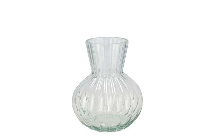 Feline Clear Vase Ass 9x11cm