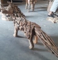 Jackal Teak Serigala L100W35H50