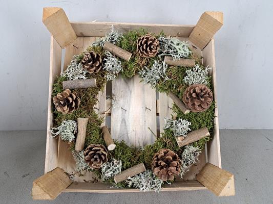 <h4>Wreath Ø30cm Natural 91330</h4>