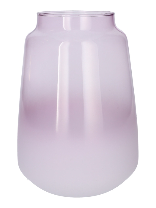 <h4>DF02-666004100 - Vase Rosie d10.4/17xh24.2 lilac matt/transp</h4>