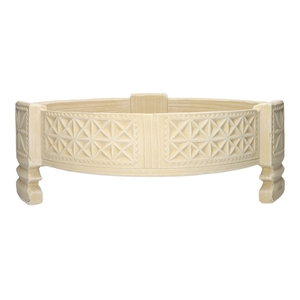 DF03-741271900 - Plate Amara d42xh15 beige