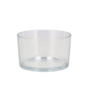 Glass Bowl Cilinder 13x13x8cm