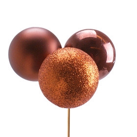 <h4>Kerst bijsteker 50cm Kerstbal trio 4cm mix</h4>