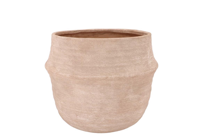 <h4>Lisboa Cream Pot Edge 20x20x18cm</h4>