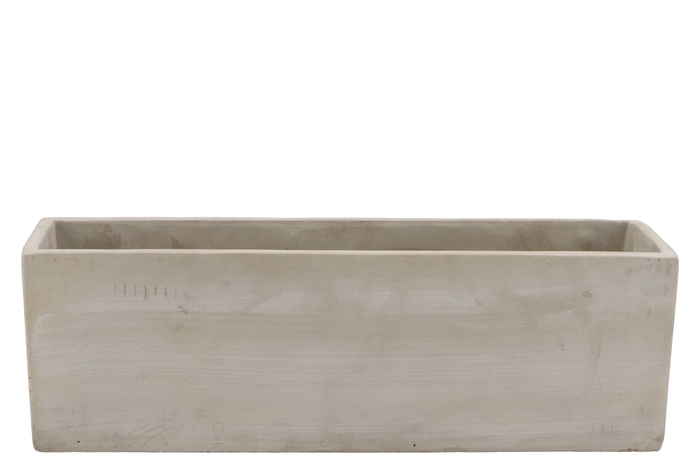 Concrete Bowl Rectangle 40x11x13cm